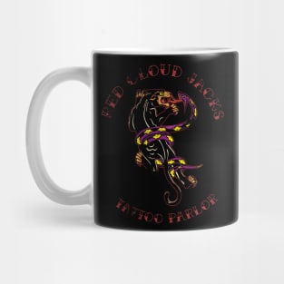 Traditional Black Panther Tattoo Mug